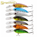 7 vnt. / siunta 5 in 10 g kietieji žvejybos masalai Crankbait 1,8&ndash;3,9 M plaukiojantys vobleriai Geriausias Crank Hard Masalas 7Pcs