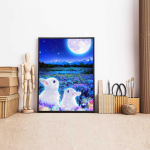 Deimantinis siuvinėjimas triu&scaron;is 5D deimantinis paveikslas Viso apvalus vaizdingas kalnų kri&scaron;tolų paveikslas 20X30CM