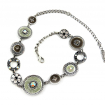 Les Tr&eacute;sors De Lily [E2551] - Collier Cr&eacute;ateur 'Byzance' Gris pilka