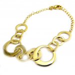 Les Tr&eacute;sors De Lily [G2773] - Bracelet Plaqu&eacute; Or 'Chor&eacute;graphie'