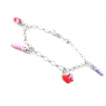 Suzette et Benjamin [H9142] - Bracelet Enfant 'Chenilles' multicolore S&B