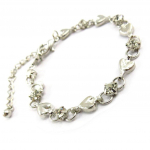 Les Tr&eacute;sors De Lily [J6853] - Bracelet Cr&eacute;ateur 'Sissi' blanc (love)