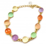 Les Tr&eacute;sors De Lily [K7001] - Bracelet Cr&eacute;ateur 'Scarlett' tutti frutti - 1 cm įvairiaspalvis