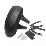 Motociklo motociklo galinių ratų sparnas, purvasaugis su laikikliu Flat Fork