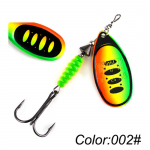 FISH KING Willow Spinner masalas 8.4g12.5g14.7g varinis 3#-5# dydis su 35647-BR Treble Hook 2#-1/0# žvejybos masalas 14.7g-002