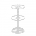 Besisukantis papuo&scaron;alų laikiklis papuo&scaron;alų vitrinos stovas Skaidrus papuo&scaron;alų indų laikiklis auskarams karoliai apyrankės pakabukas