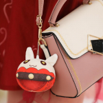 Genshin Impact Cosplay Prop Priedai &Scaron;okinėjančios Bombos Mielos pliu&scaron;inės lėlės Animaciniai žaislai 10 cm