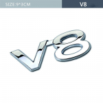 Modifikuotos raidės V6 V8 5.7 4WD AWD VXR VXL TXL Limited Metalinis automobilio lipdukas, tinkantis visiems automobiliams V8