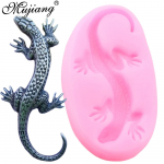 3D Gecko Driežas Silikoninės Formos Gyvūnai Fondant Forma &bdquo;Pasidaryk pats&ldquo; tortų dekoravimo įrankiai Polimerinis molis Muilas Saldainiai &Scaron;okoladas Gumpaste Forma