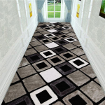 Geometrinis kilimas svetainei Neslystantis ra&scaron;tas Spausdinti Vidaus Kilimėliai Namų Grindų Kilimėliai Sofos Kilimai 80x300cm