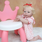 BZDOLL 55 CM 3D dažais dažoma oda, mink&scaron;ta silikoninė naujagimių lėlės žaislas mergaitei, gyvai atrodančiam princesei, mažylei Lisa Bebe, pasipuo&scaron;ti Boneca dovana