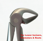 1 vnt. Auk&scaron;tos kokybės odontologinė suaugusiųjų dantų i&scaron;traukimo žnyplė Dantų i&scaron;traukimo replė Žnyplė Odontologo įrankiai Replės 1 piece I