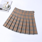 10 spalvų tinklinis sijonas Y2k korėjieti&scaron;kas languotas klostuotas moteri&scaron;kas sijonas purpurinis auk&scaron;tu juosmeniu trumpas apsauginis pamu&scaron;alas Mokyklinė uniforma A formos mergaičių mini sijonai M