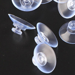 10 vnt. 25 mm skaidrus siurblys žuvų bakas permatomas stiklinis grybų puodeliai Stiprus siurbimas Siurblys Vakuuminis R0P5 Transparent-10pcs25mm