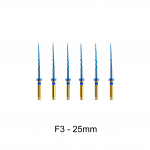 Dantų instrumentas Super File Blue Rotary Pro &Scaron;ilumos aktyvinimo Lanksčios variklio kūginės dildės &scaron;aknų kanalui 25mm F3