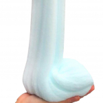 (laimingas berniukas)100 ml Cutton Candy Cloud Slime Vienspalvis sūkurinis kvapnus žaislas mėlyna