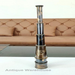 18 colių kieto žalvario senovinis teleskopas, pilnai funkcionalus teleskopas, senovinis taikiklis Dollond London