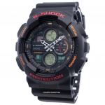 Casio G-Shock GA-140-1A4 smūgiams atsparus kvarcinis 200M vyri&scaron;kas laikrodis juoda