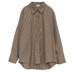 Plediniai mar&scaron;kiniai Moteri&scaron;ki Eleganti&scaron;ki Basic Klasikiniai Apykaklė Retro Laisva Biuro Moteri&scaron;ka Korėjieti&scaron;ko stiliaus Palaidinės ilgomis rankovėmis Moteri&scaron;ki drabužiai S ruda
