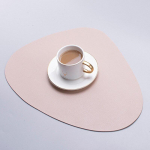 2/6 vnt. PU odinis stalo kilimėlis, padėkliukai stalui, vandeniui atsparūs, neslystantys stalo servetėlės ​​indams Stalo reikmenys Virtuvės reikmenys 6Pcs