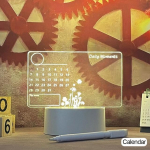 Užra&scaron;ų lenta Creative Led Night Light USB prane&scaron;imų lentos atostogų lemputė su ra&scaron;ikliu Dovana vaikams Merginos dekoravimo naktinė lempa Calendar
