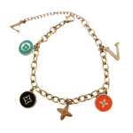Les Tr&eacute;sors De Lily [R7499] - Bracelet Acier 'Boho' multicolore dor&eacute; - 12 mm įvairiaspalvis