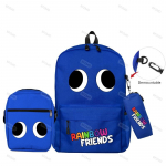 3 vnt./rinkinys Originalios Rainbow Friends kuprinės berniukams Grils Studentų mokyklinė krep&scaron;ys Didelės talpos žaidimų kuprinės pečių krep&scaron;ys pie&scaron;tukų dėklas