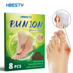 Pleistras Bunion koreguojantis Bunion raminamasis pėdų patinimas žolelių priežiūros pleistras 8PCS