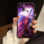 Pelėdos gyvūno telefono dėklas, skirtas iPhone Samsung Galaxy Redmi Xiaomi Oppo OnePlus Note SA 7 8 9 10 11 12 13 14 20 21 22 23 53 54 Pro Max Plus Ultra TPU mink&scaron;tas iPhone 6 or 6S
