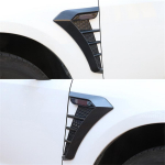 2x Carbon Fiber Look automobilio &scaron;oninio sparno oro srauto ventiliacijos angos dangčio apdaila, skirta Toyota Corolla