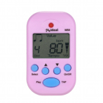 Mini skaitmeninis metronomas M50 tempo metronomas, prisegamas elektroninis metronomas, ki&scaron;eninis metronomas, tinka violetinė
