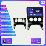 2 din Android Autoradio, skirtas Peugeot 3008 AT MT 2009&ndash;2015 m. Automobilių radijo Daugialypės terpės vaizdo grotuvas GPS Navi Head Unit Carplay Auto 4G DSP i&scaron;manusis ekranas S3 8Core 3G 32G
