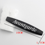 3D metalinis automobilio sparno ženklelis, skirtas B/enz W204 W205 W213 W211 W210 ML Grand Edition Avantgard emblemos logotipo lipdukų priedai juoda