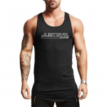 &bdquo;Muscleguys&ldquo; vasaros vyrų bėgimo treniruotės &bdquo;Stringer Vest Fitness&ldquo; Kūną formuojantys ploni mar&scaron;kinėliai be rankovių M juoda