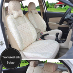 1 set Universal Automobile Seat Cover Five-seater Car Chair Covers Front Rear Protective Case Fit Ford Focus Volkswagen Beige 02 gray