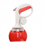 Pet Dog Pooper Scooper Ne&scaron;iojamas lauko valiklis &Scaron;iuk&scaron;lių rinktuvas I&scaron;matų mai&scaron;elių surinkimas Patogūs valymo įrankiai &Scaron;unų i&scaron;matų rinktuvas 1PC raudona