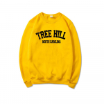Tree Hill &Scaron;iaurės Karolina Unisex Crewneck megztiniai College Style Tree Hill 90s gerbėjų vieta megztinis Crewneck džemperiai S balta