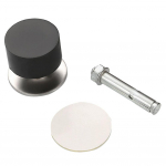 Tylus guminis durų blokas su sienų apsauga nerūdijančio plieno rėme 40mm high