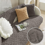 Žakardo tamprūs sofos užvalkalai neslystančio ra&scaron;to pagrindu apsaugo sofos pagalvėles nuo naminių gyvūnėlių ir kačių Aksominis sekcinis sofos užvalkalas 30x50cm Pillowscase