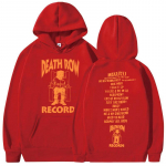 Death Row Records gobtuvas Unisex_s Women_s Auk&scaron;tos kokybės Savaitgalio gobtuvas su gobtuvu Polar Fleece Y2k megztiniai Unisex moteri&scaron;kas megztinis 4XL