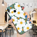 Akvarele tapybos kalnų gėlių ra&scaron;tų dėklas, atsparus smūgiams mink&scaron;tas silikoninis TPU apsauginis telefono korpuso dangtelis, skirtas Huawei Honor OnePlus Honor 8X