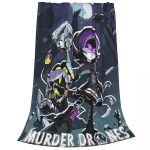 &bdquo;Murder Drones&ldquo; Anime vilnos antklodė N ir &bdquo;Uzi&ldquo; antklodės, skirtos namų miegamojo mink&scaron;tos patalynės užvalkalams