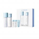 LANEIGE Water Bank Blue Hyaluronic Essence tonikas ir emulsija su atsitiktiniu mėginiu(3EA) RINKINYS normaliai ir sausai odai