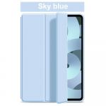 Plan&scaron;etinio kompiuterio odinis dėklas, skirtas Samsung Galaxy Tab 12.4 S7 FE S7 S8 S9FE Plus S6 Lite A7 A8 Flip Case Silikoninis mink&scaron;tas smūgiams atsparus apsauginis dangtelis Tab S8 11in dangaus mėlyna spalva