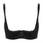 Moteri&scaron;kas seksualus apatinis trikotažas su reguliuojamais petne&scaron;ėlėmis apatiniai apyrankės nėriniai Push Up Balconette liemenėlės apatiniai M