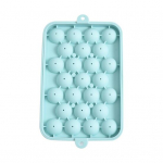 Didelės talpos lengvai atleidžiamas silikoninis ledo grotelių želė jogurto ledo rutuliukų formelės &scaron;aldytuvas ledo dėžutė maisto kokybės ledo indas