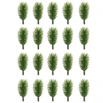 20 vnt netikros pu&scaron;ies adatos tikrovi&scaron;kos be laistymo dirbtinės pu&scaron;ies lapai, pasidaryk pats, gėlių i&scaron;dėstymas, imitacija pu&scaron;ies &scaron;akelės vestuvių vakarėlio dekoras 4.5cm žalia