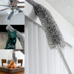 Duster Household With Pull-out Rod For Indoor Roof fan