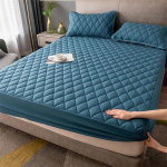 Super vandeniui atsparus lovos užvalkalas Neper&scaron;lampamas čiužinio užvalkalas Storas paklodė lovos apsaugos užvalkalas dygsniuotas paklodė lovos užvalkalas(Nėra pagalvės užvalkalo) 160X200cm Only a sheet