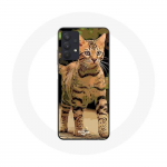 Coque Samsung Galaxy A32 4G Bengal Race de chats dessin Anim&eacute;